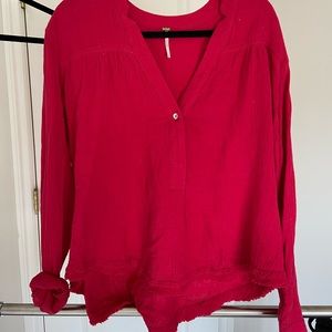 Free people washed pullover